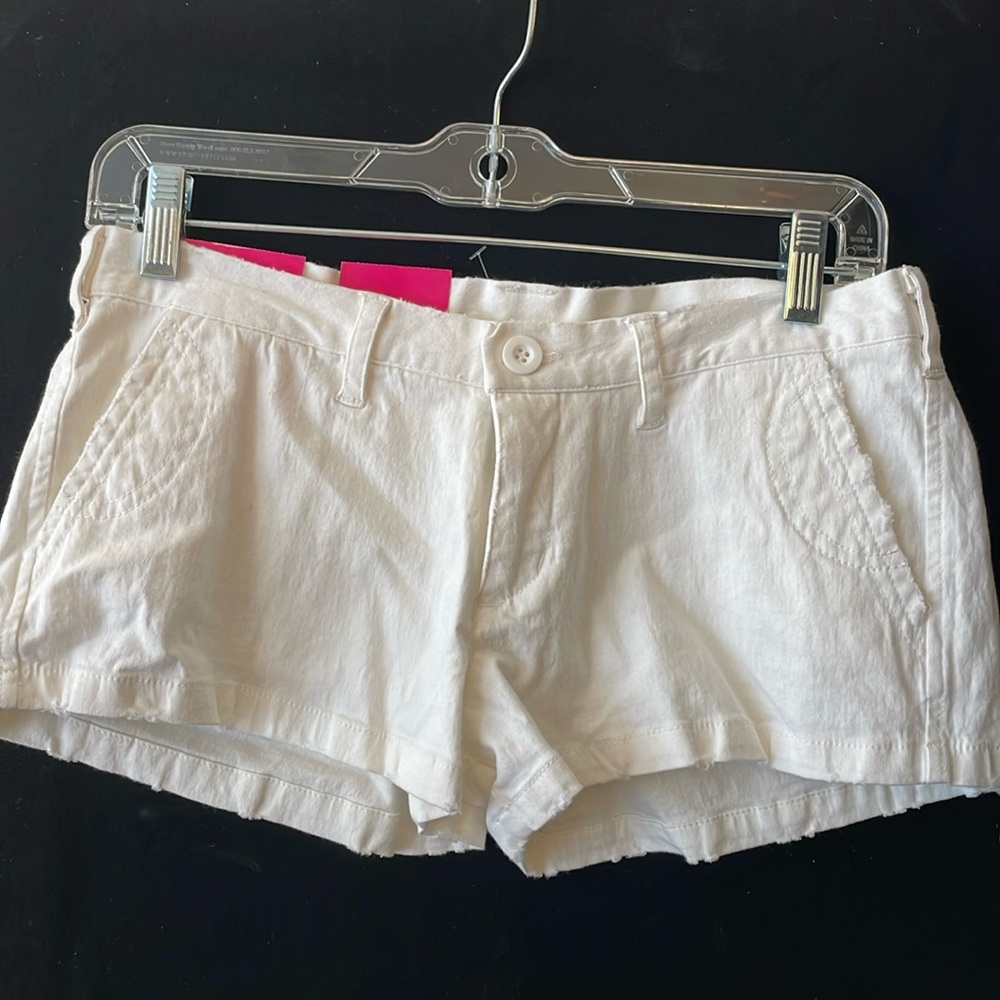 Women’s white shorts